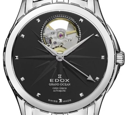 Edox - Grand Ocean Open Heart - 85013-3-NIN - Donna - 2020+  #4.3