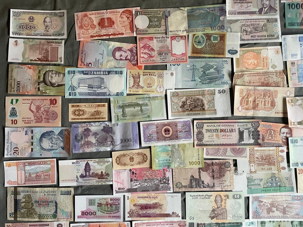 Świat. - 100 banknotes - including duplicates - various dates (Bez ceny minimalnej
) #2.1