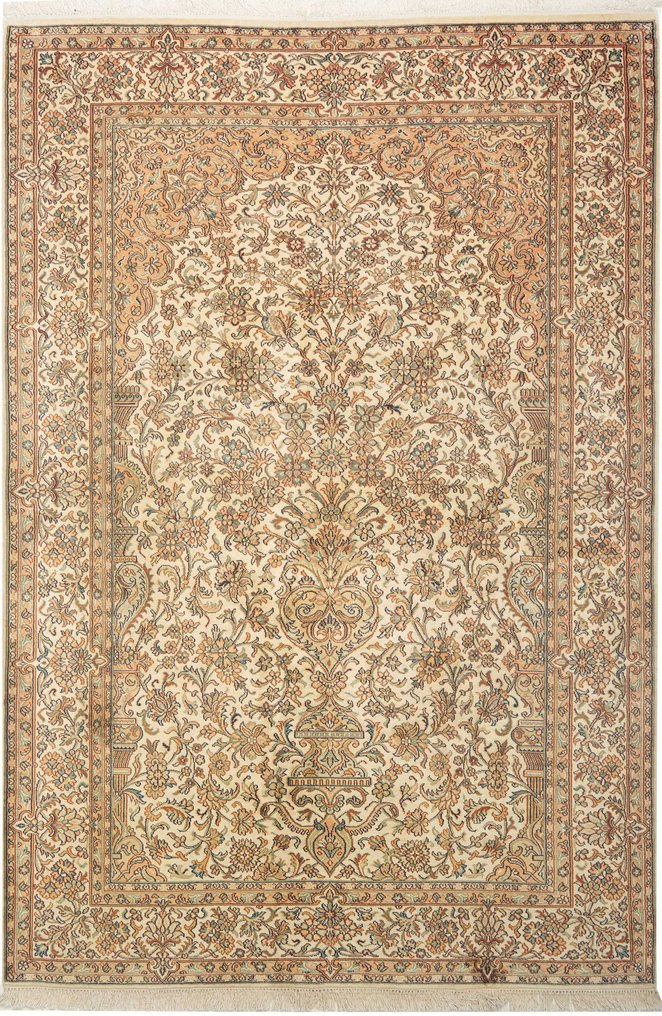 Kasjmirsilke - Teppe - 186 cm - 126 cm - Super Fine-unused-New #1.0