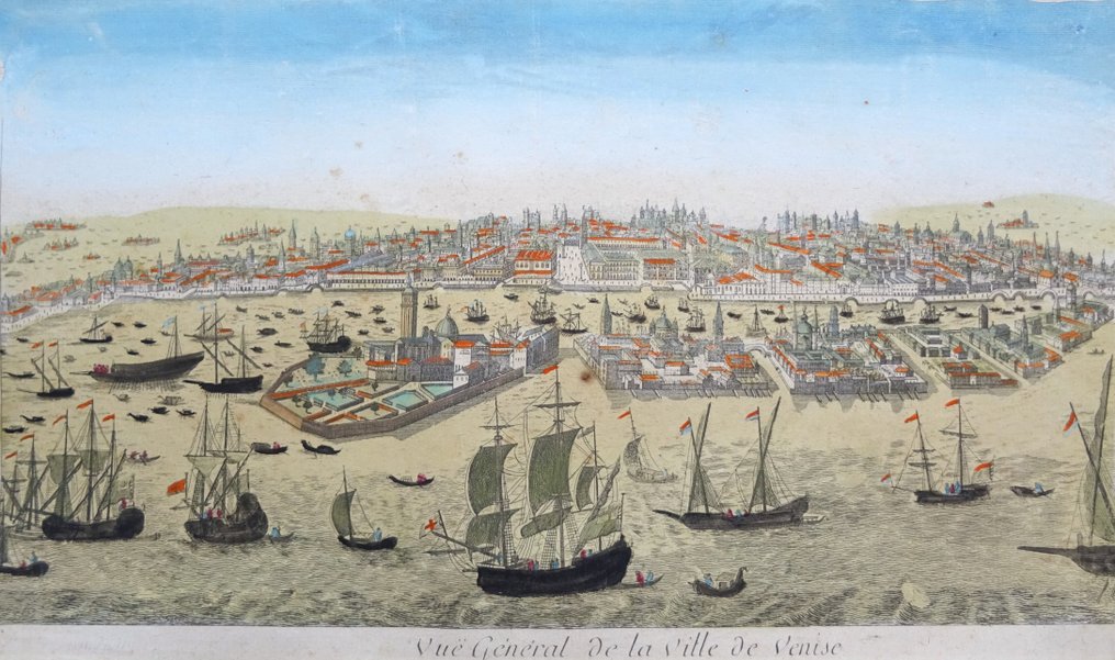Ιταλία - Βενετία; Daumont - Vue Générale de la Ville de Venise - 1751-1760 #1.0