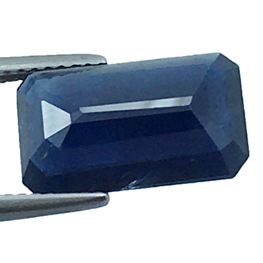 没有保留价 - 1 pcs 蓝色 蓝宝石 - 5.60 ct - Bellerophon 宝石实验室 - 深蓝色蓝宝石 #2.1