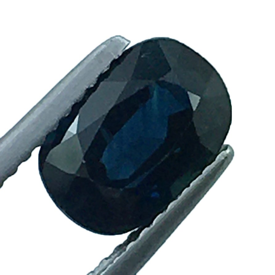 沒有保留價 - 1 pcs 藍色 藍寶石 - 2.40 ct - Bellerophon Gemlab - 深藍色藍寶石 #1.0