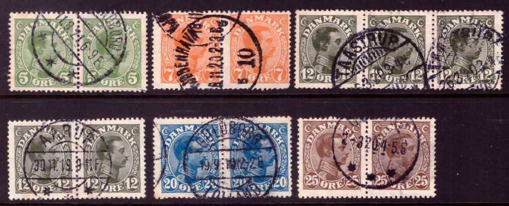 Danemarca și Țările de Jos 1875/1948 - set de stoc - Scott #1.0