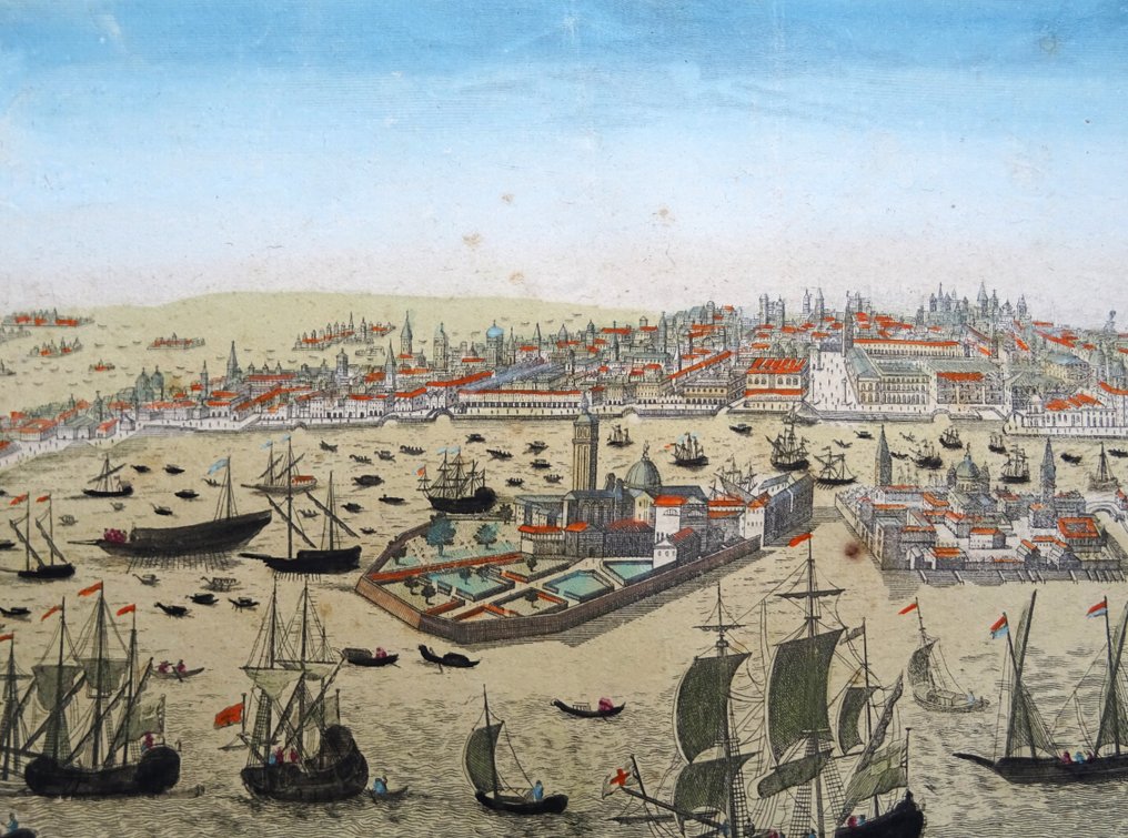 Ιταλία - Βενετία; Daumont - Vue Générale de la Ville de Venise - 1751-1760 #3.2
