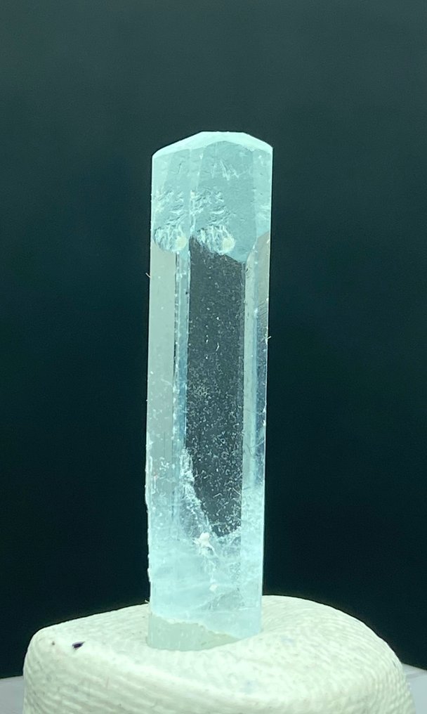 Cristallo di acquamarina di qualità superiore e straordinaria Cristallo - Altezza: 26 mm - Larghezza: 7 mm- 1.79 g - (1) #2.1