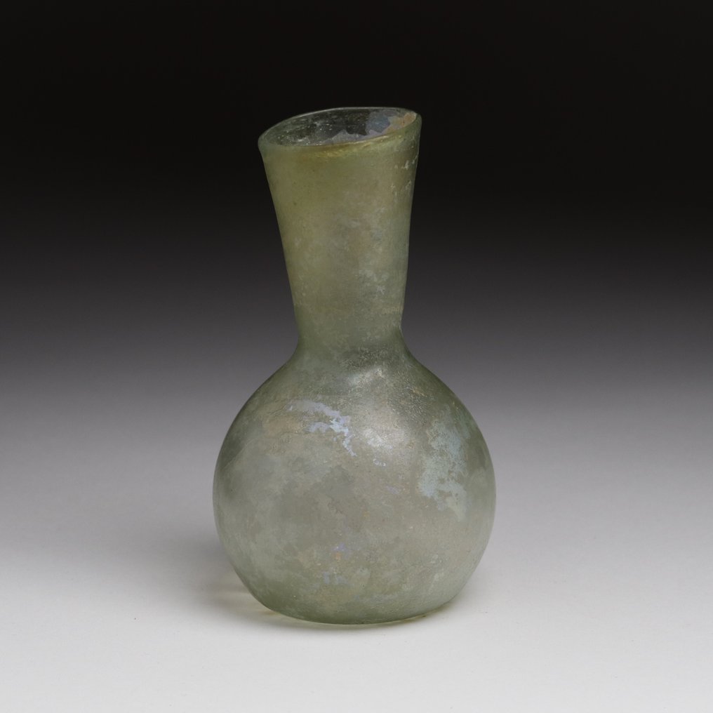 古羅馬 玻璃 瓶子 - 114 mm #4.3