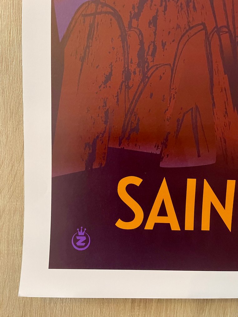 Monsieur Z - Affiche de Tourisme "Le Massif de L'Esterel" - Saint Raphaël #4.3