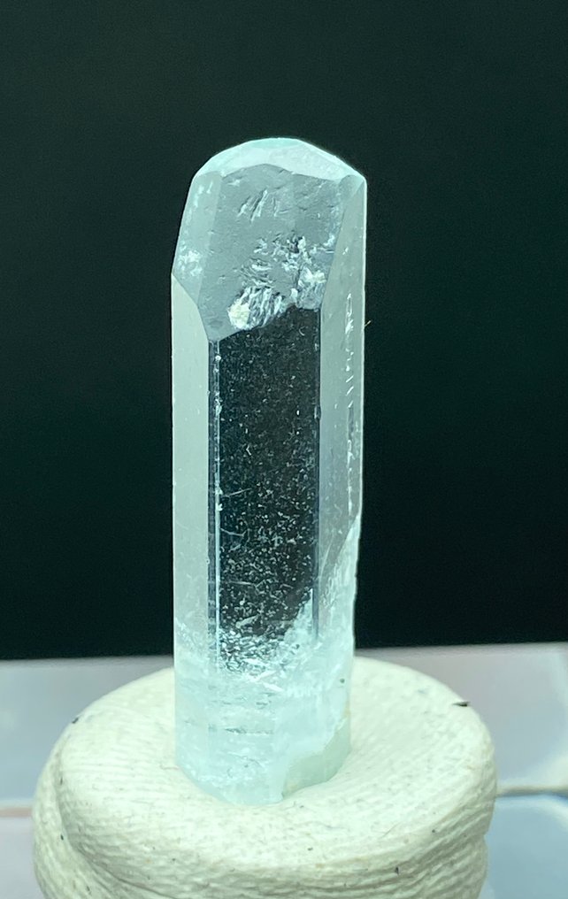 Cristallo di acquamarina di qualità superiore e straordinaria Cristallo - Altezza: 26 mm - Larghezza: 7 mm- 1.79 g - (1) #1.0