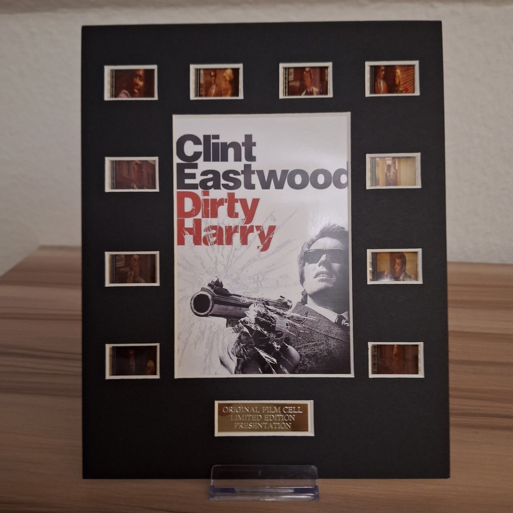 Dirty Harry - Clint Eastwood - Film Cell Display, Limited Edition #1.0