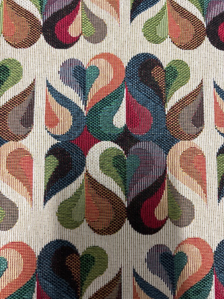 Gobelin upholstery fabric with an exclusive pattern in Venetian style, multicolored. - Upholstery fabric  - 300 cm - 280 cm - Cotton Gobelin #2.1