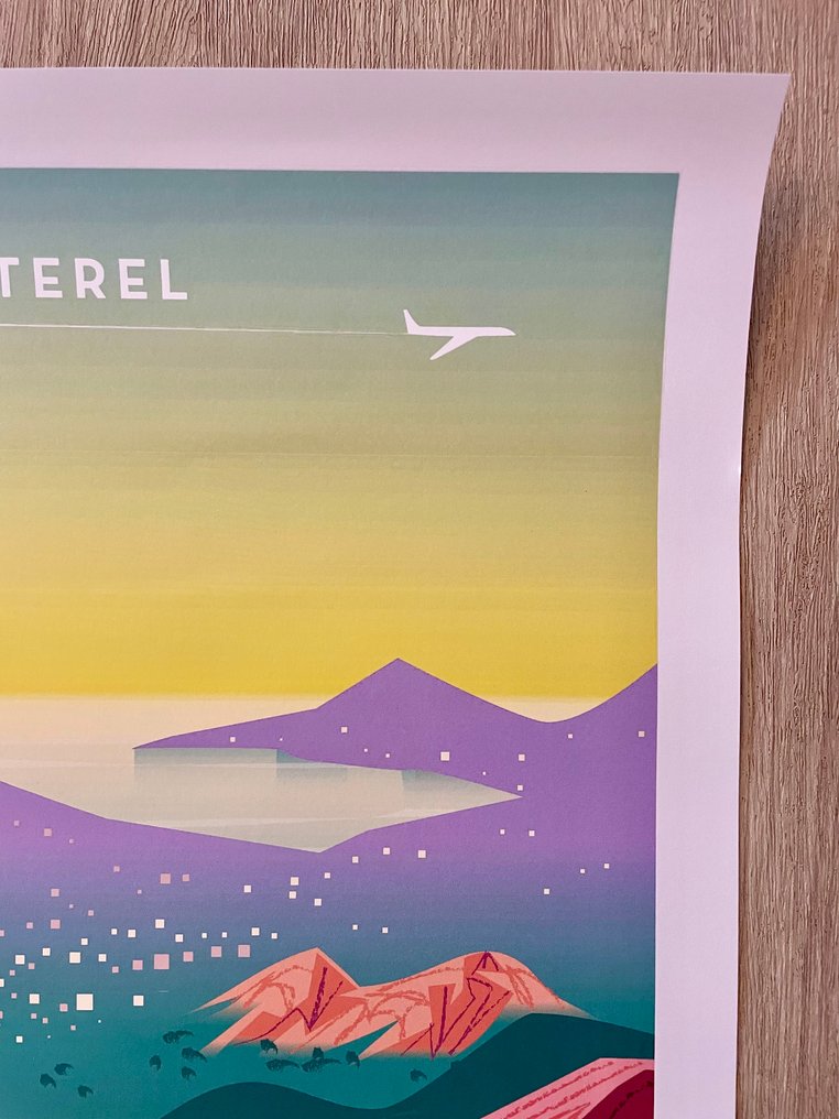 Monsieur Z - Affiche de Tourisme "Le Massif de L'Esterel" - Saint Raphaël #3.2