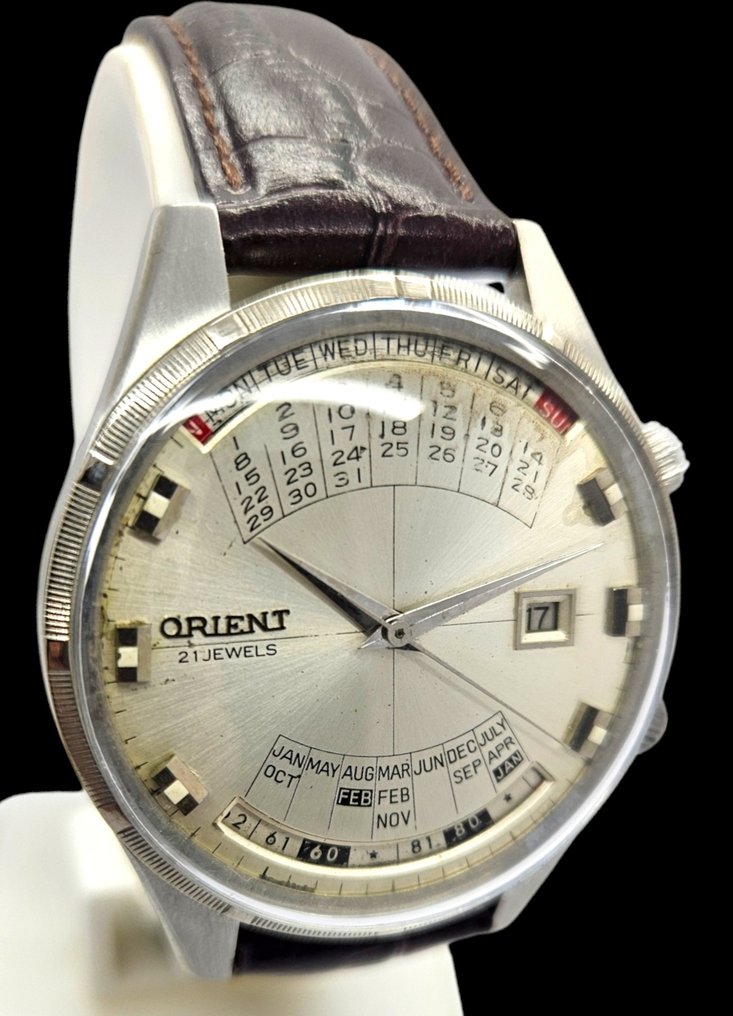 Orient Multi Year Calendar No Reserve Price manual winding Men 1970 1979 auction online Catawiki