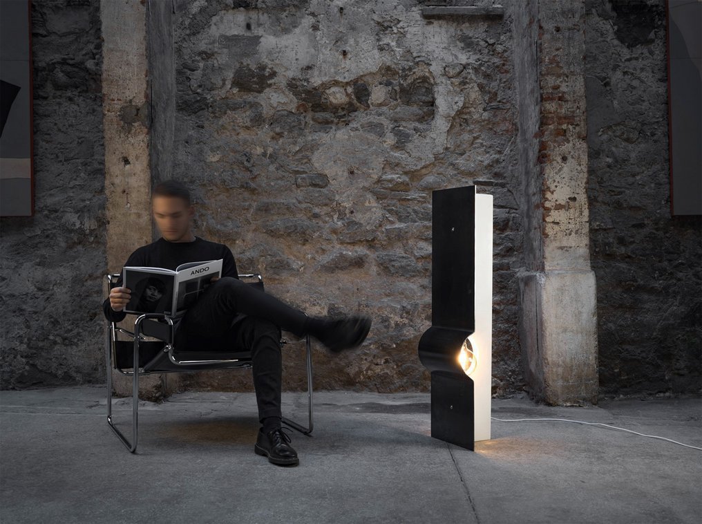 D'ARK atelier - Lampe - OCULUS 2.1 - Fer, Marbre #2.1