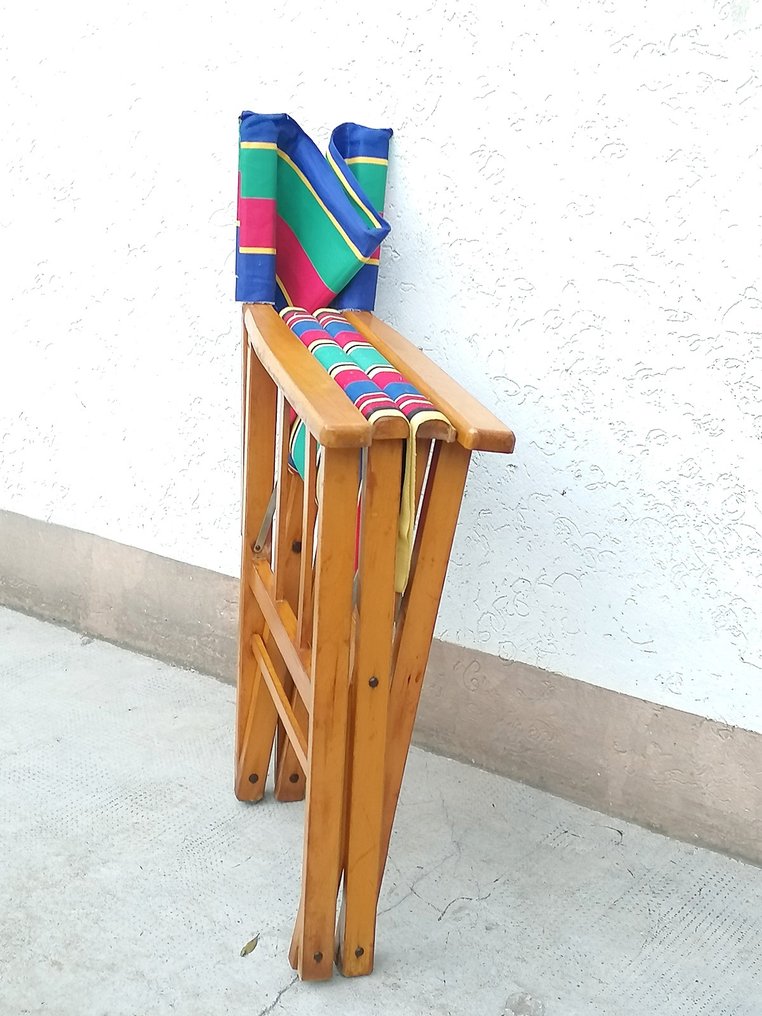 椅 - 可折叠的 - 木材和织物 - 导演椅 #2.1