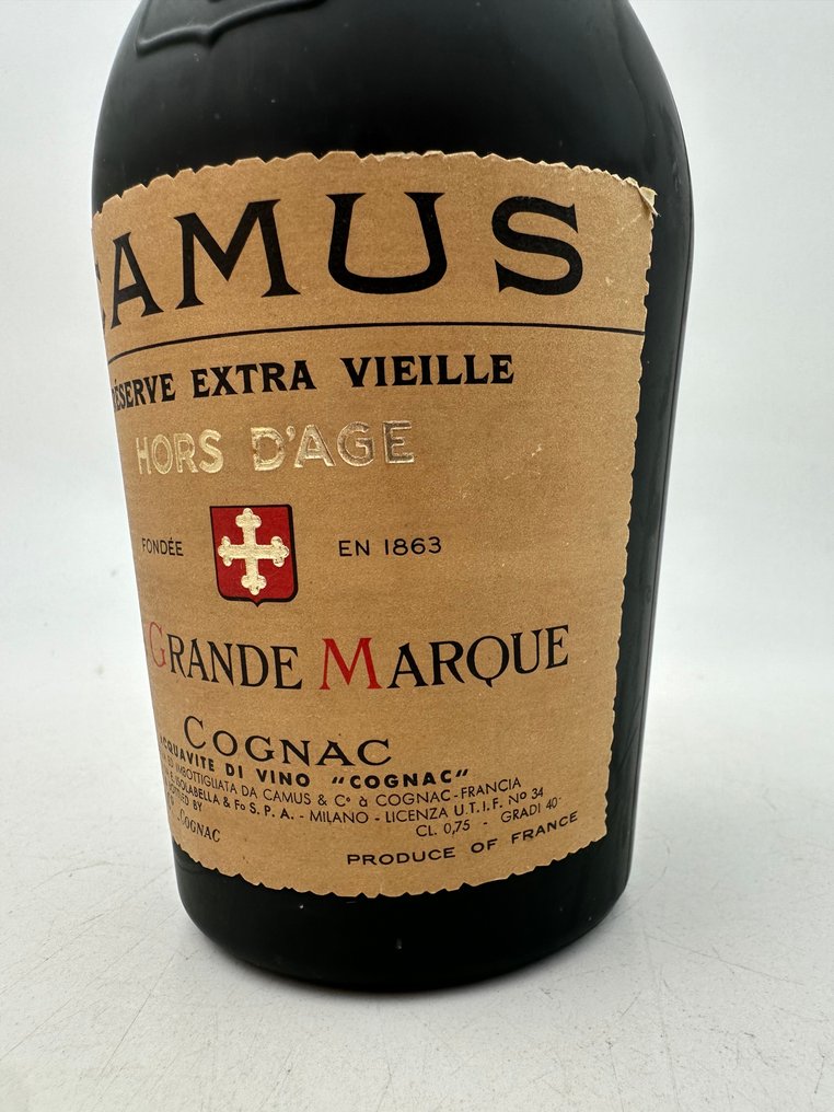 Camus - Cognac Réserve Extra Vieille Hors d'Âge - La Grande Marque - b.  1960s, 1970s - 75cl - auction online Catawiki