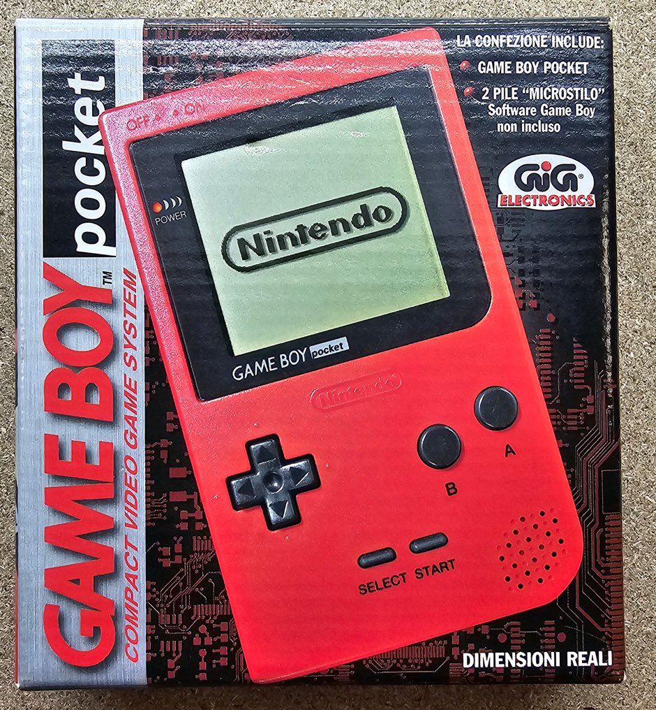 Nintendo - Gameboy Pocket - - BRAND NEW - GBP Limited Edition Red - Mgb-01 - Videospielkonsole - In Originalverpackung #1.0