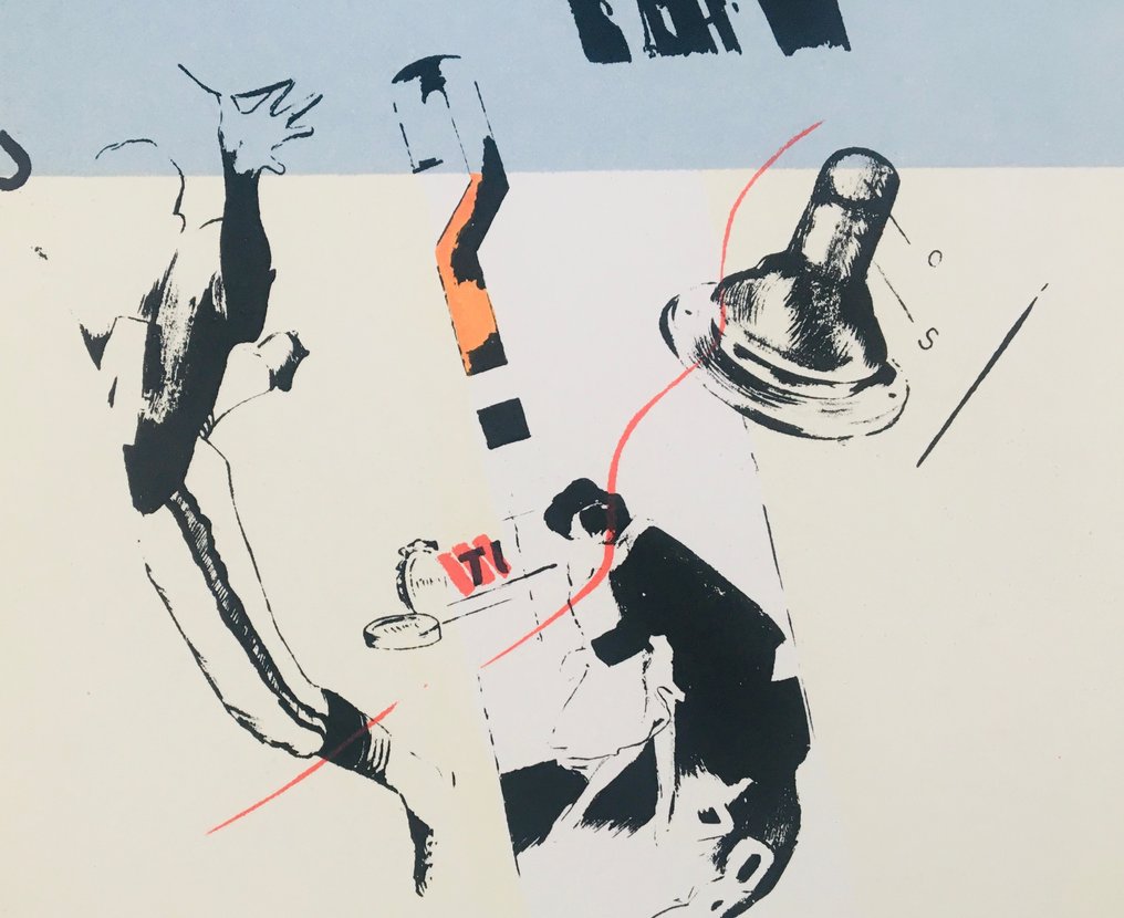 Peter Klasen (1935) - Sans-titre - Lithographie originale signée #2.1