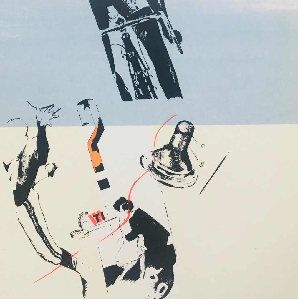 Peter Klasen (1935) - Sans-titre - Lithographie originale signée #1.0