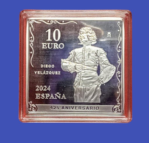 Spanyolország. 10 Euro 2024 "Las Hilanderas - Diego Velázquez" Proof (Nincs minimálár) #1.0