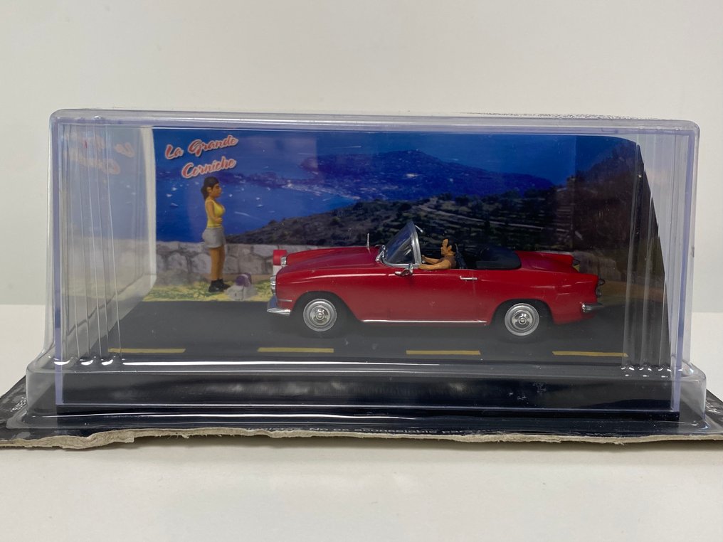 Edicola 1:43 - Αυτοκίνητο μοντελισμού - Diorama Simca Océane 1954 L'Auto-Stoppeuse La Grande Corniche - Περιορισμένη έκδοση και εξαντλημένη #1.0