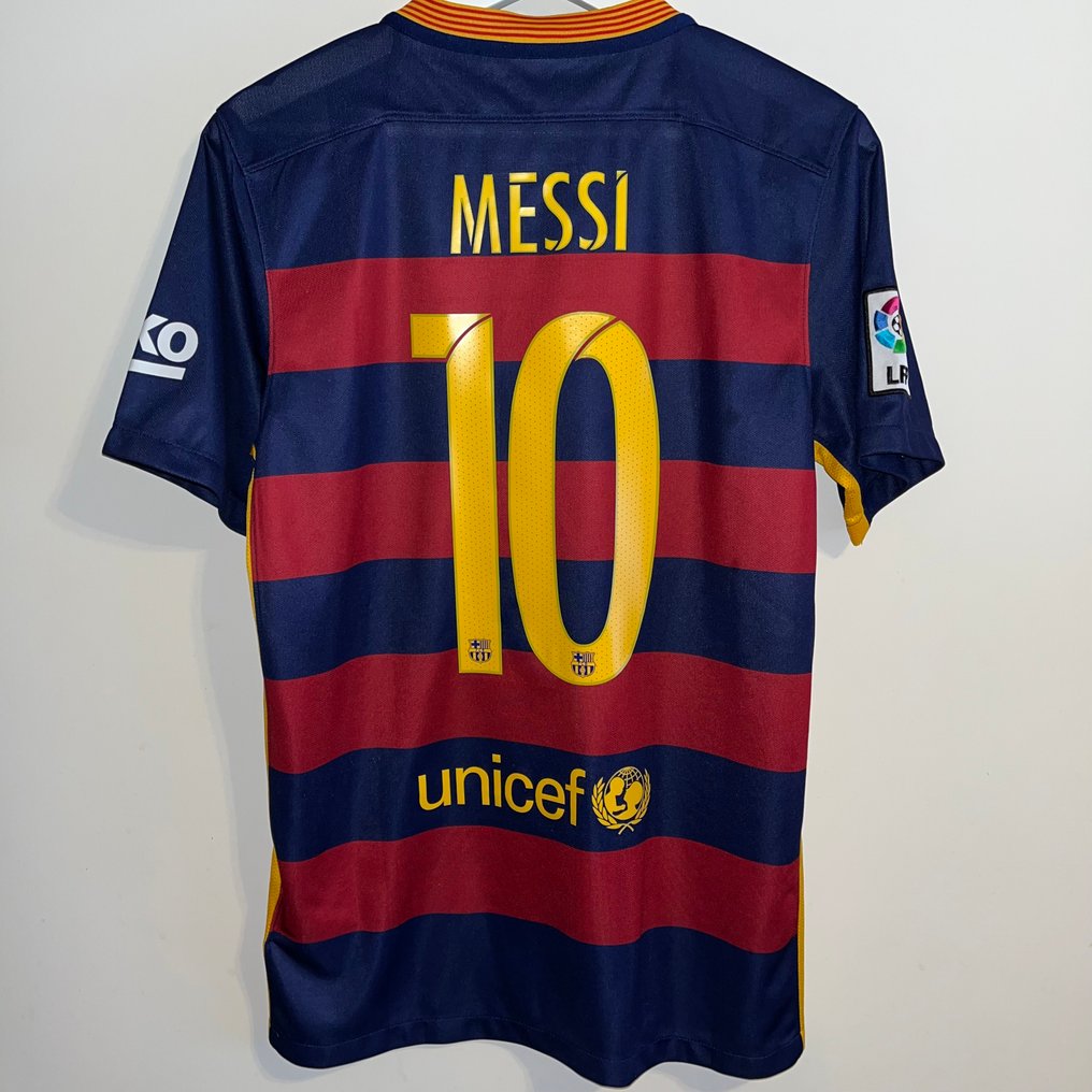 巴塞隆納足球俱樂部 - 西甲聯賽 - 萊納爾·梅西 - 2015 - 足球衫 #1.0