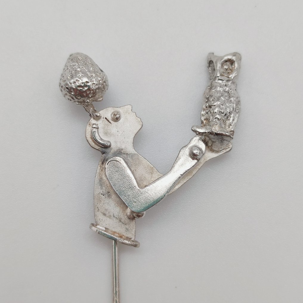 没有保留价 - 珠宝别针 银 - Anneke Schat #1.0