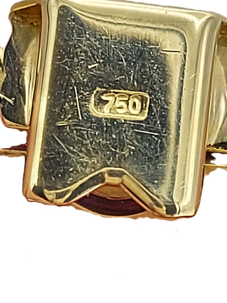 手鈪 - 18 克拉 黃金, 白金 #4.3