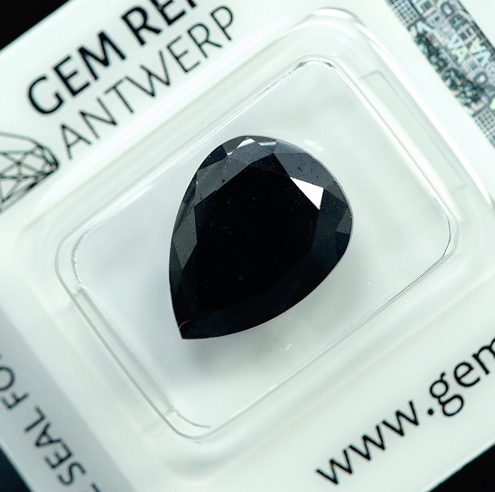 1 pcs Diamant  (Fargebehandlet)  - 4.82 ct - Ikke spesifisert i lab-rapport - Edelstensrapport Antwerpen (GRA) #2.1