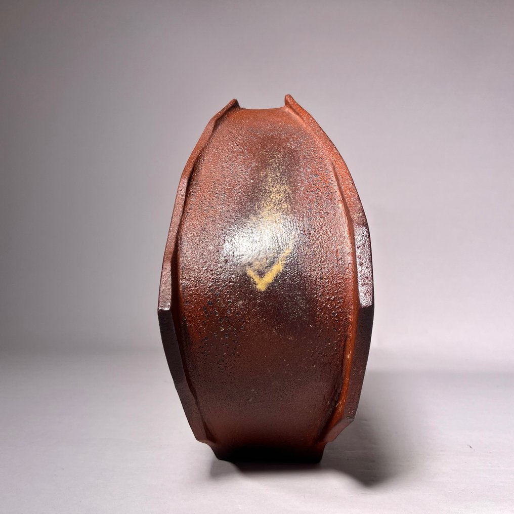 漂亮的陶瓷花瓶 - 陶瓷 - 二代目 藤本陶津 The second-generation Fujimoto Tōshin (1914-2009) - 日本 - Shōwa period (1926-1989) #3.1