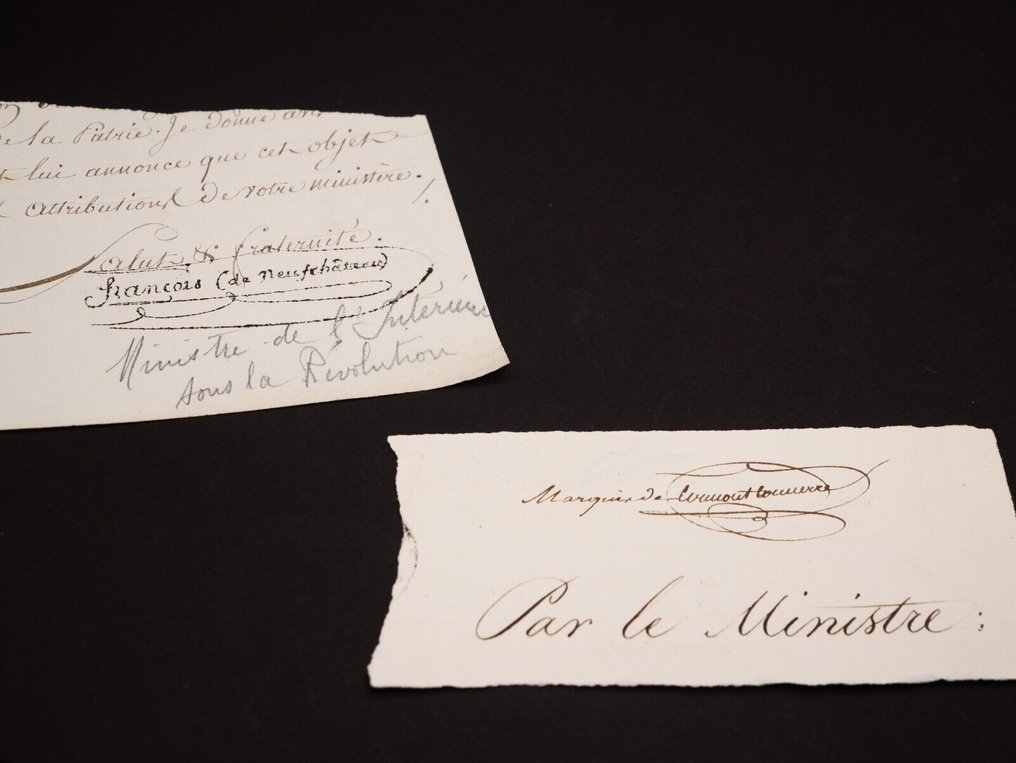 Révolution & Empire - Lot de 30 signatures [Augereau, Berthier, Duras, Choiseul, Bourmont, e.a.] - 1800 #3.2