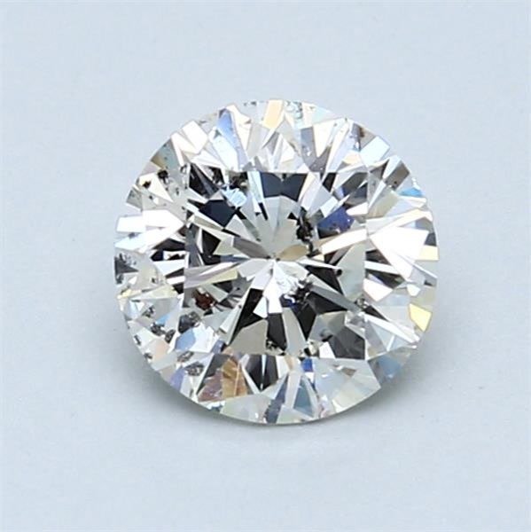 1 pcs Diamant  (Naturlig)  - 1.02 ct - Rund - G - I1 - Det internasjonale gemologiske institutt (IGI) #1.2