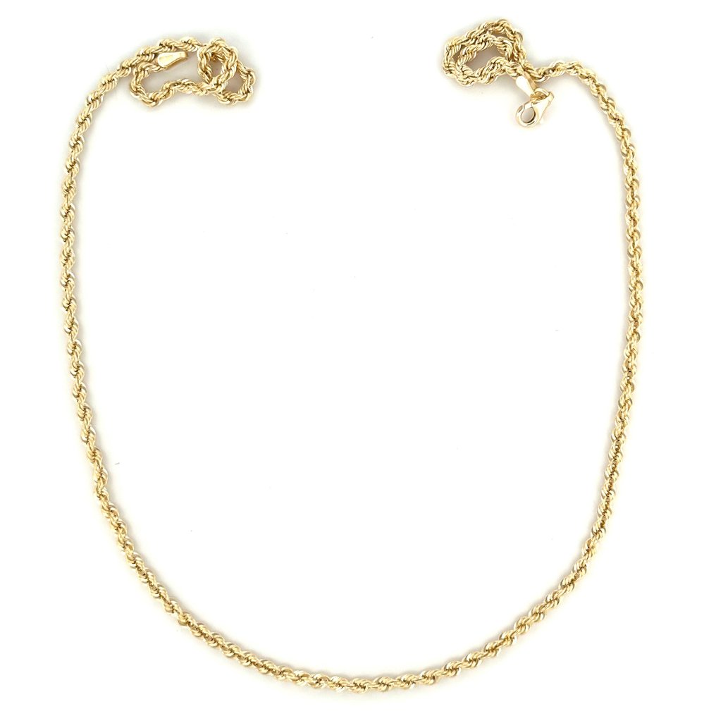 Collana Fune  - 70 cm - 4,3 gr - 18 Kt - Necklace - 18 kt. Yellow gold #1.1