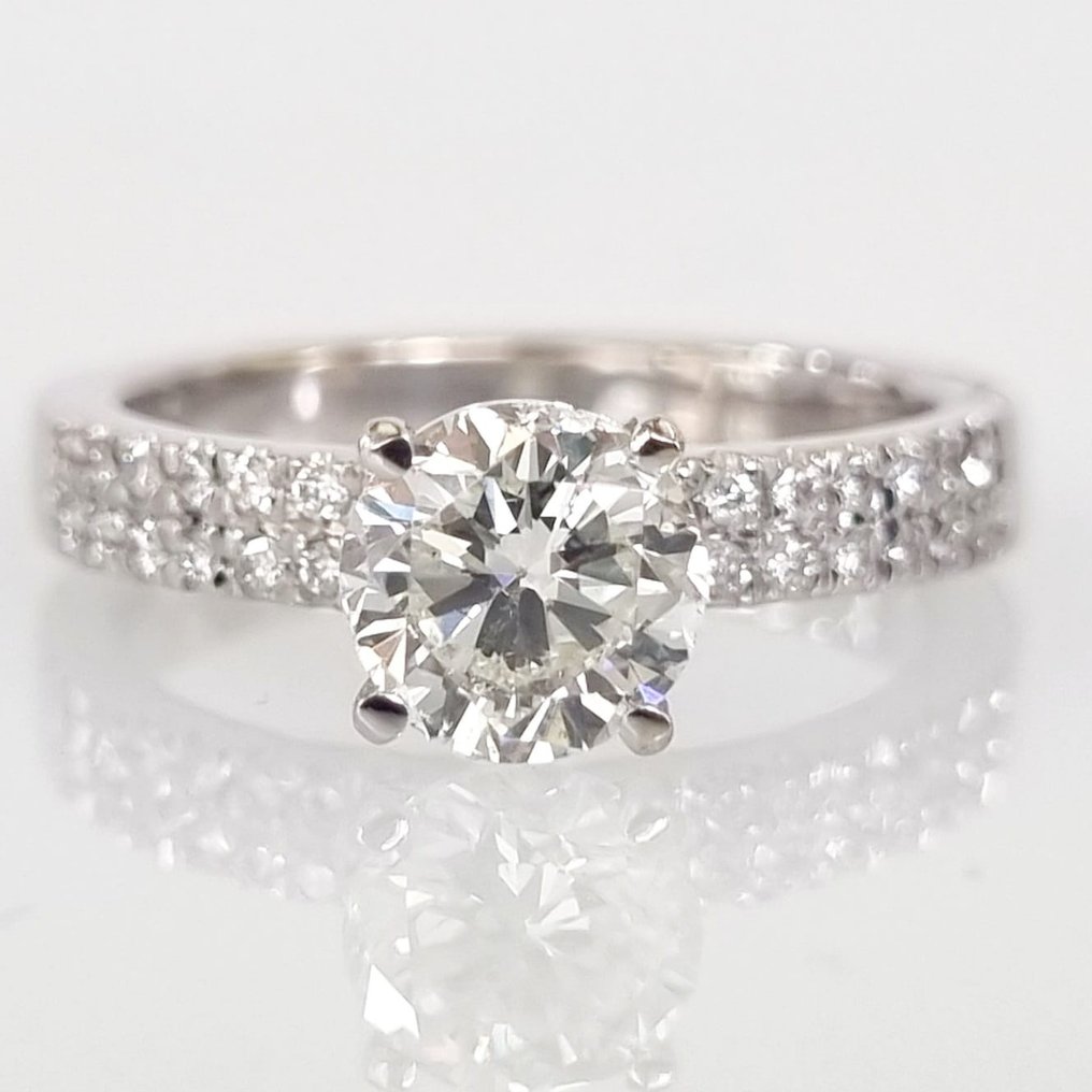 Bague de fiancailles Or blanc Diamant Catawiki