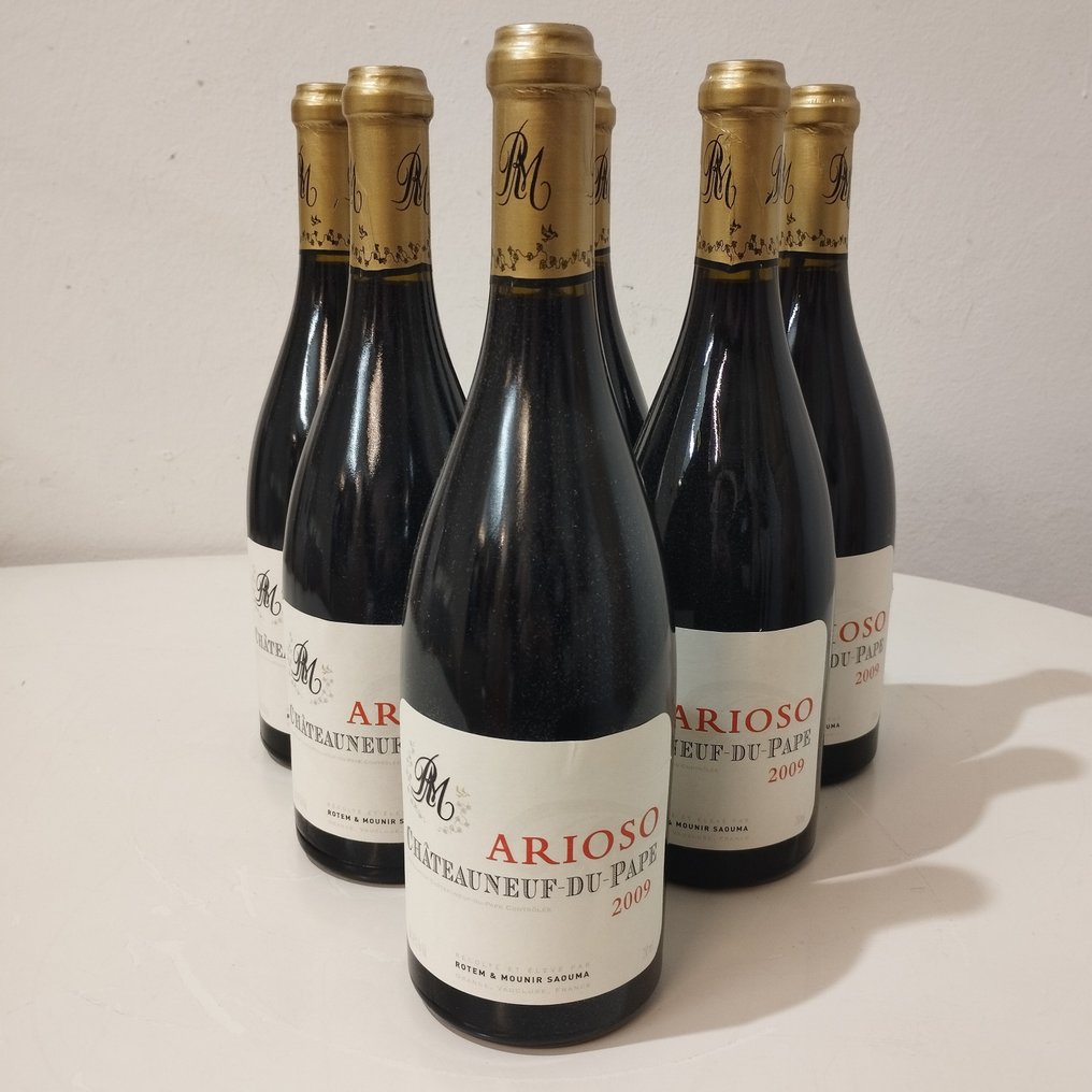 2009 Rotem & Mounir Saouma Chateauneuf-du-Pape 'Arioso' - Ροδανός - 6 Bottles (0.75L) #1.1