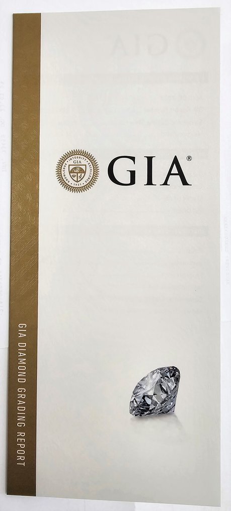 Diamante - 1.05 ct - Rotondo, Certificato GIA - H - SI2 #3.2
