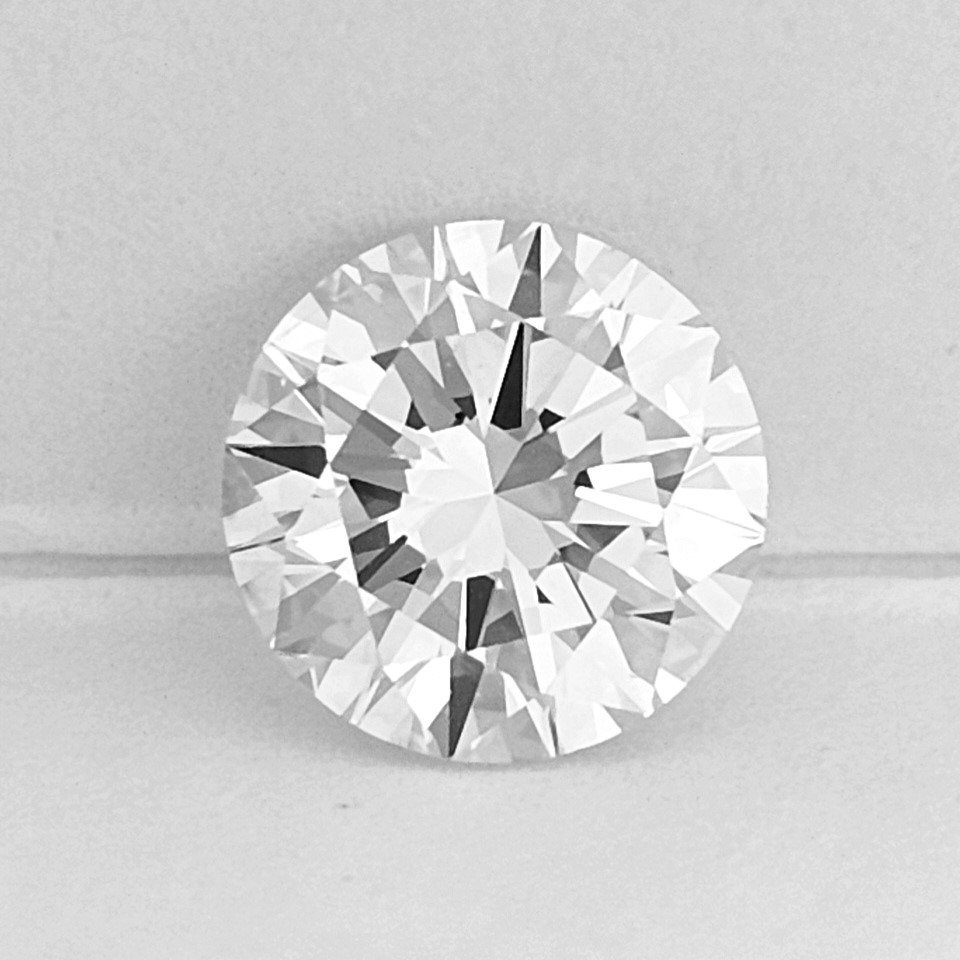 1 pcs Diament  (Naturalny)  - 1.05 ct - okrągły - H - SI2 (z nieznacznymi inkluzjami) - Gemological Institute of America (GIA) - Piękny diament #1.1
