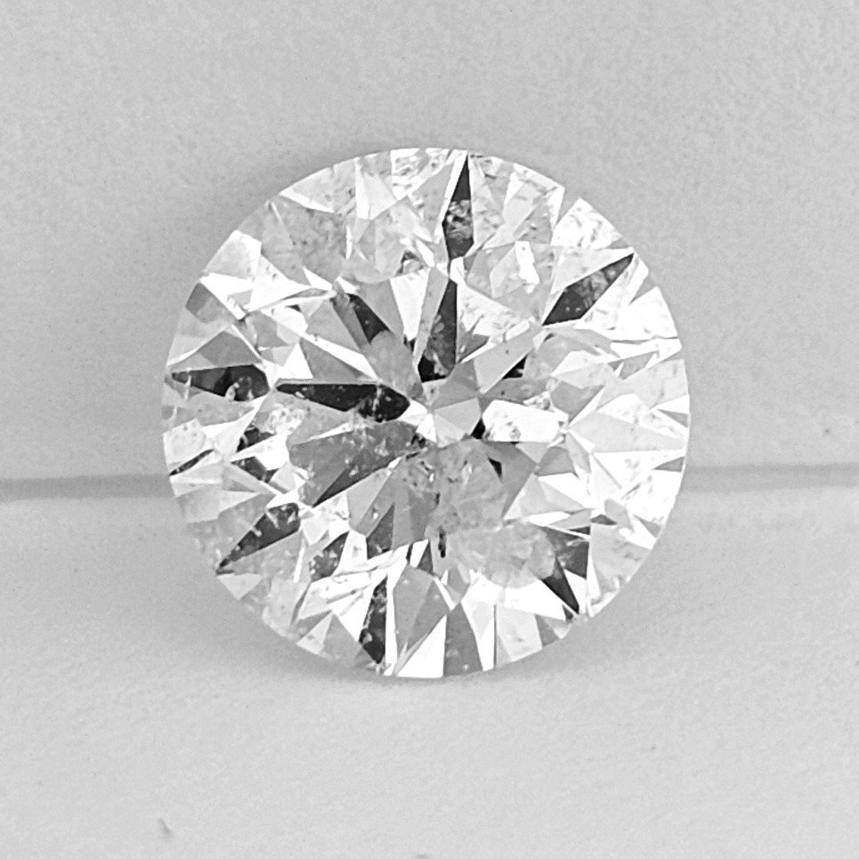 Diamond - 1.02 ct - Round, GIA Certified - G - I2 #1.1
