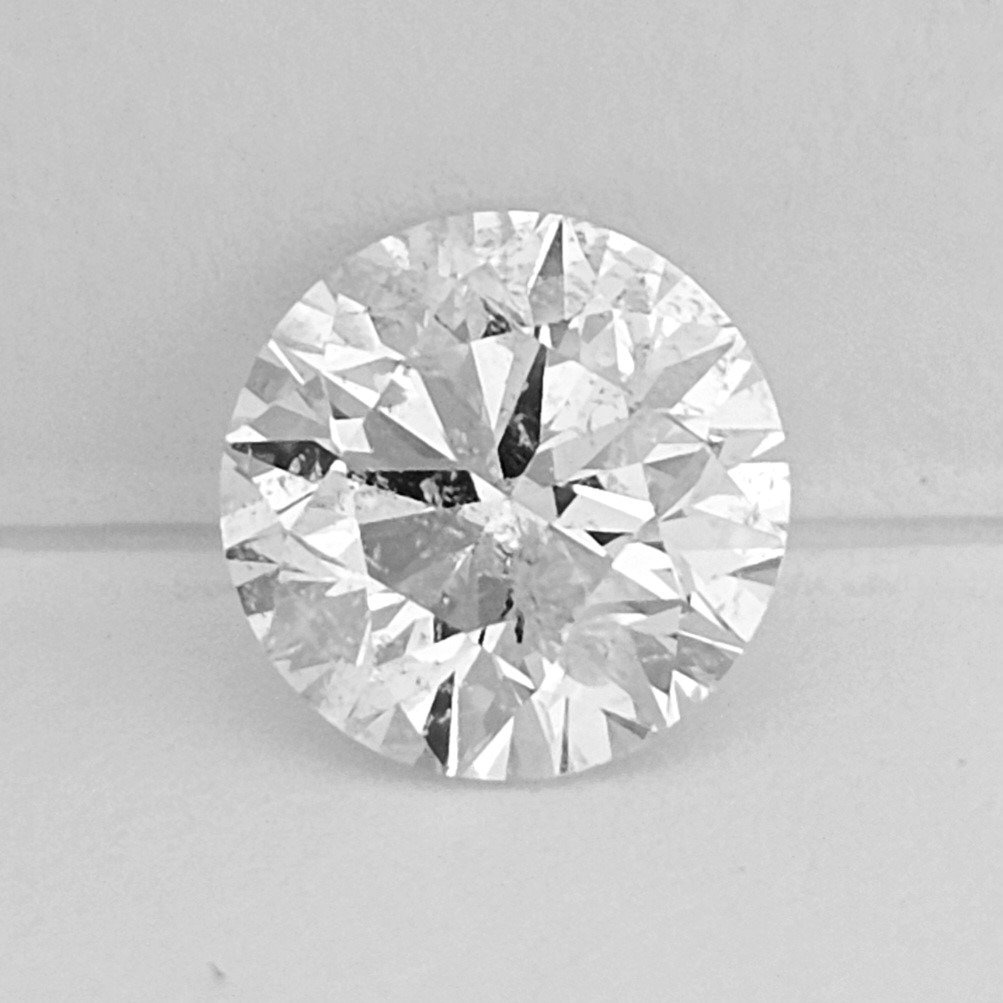 Diamond - 1.02 ct - Round, GIA Certified - G - I2 #3.3