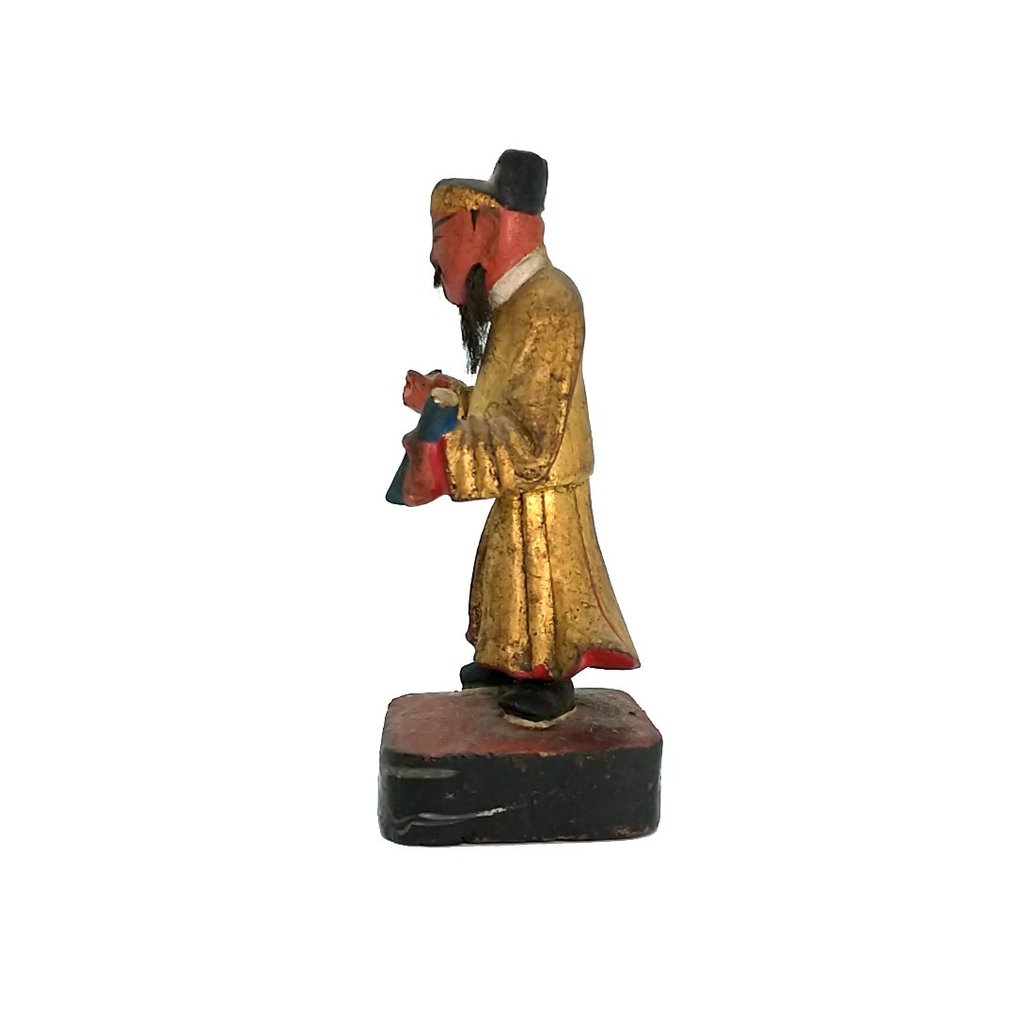 GUARDIANS - PAIR - Legno - Cina - Dinastia Qing (1644-1911) #2.1