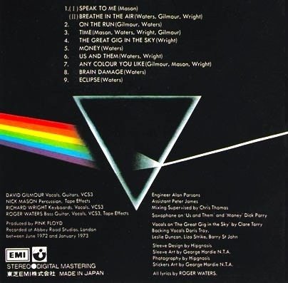 Pink Floyd - The Dark Side Of The Moon / The Best Quality In A 24k Gold CD - CD - 1988 #3.1