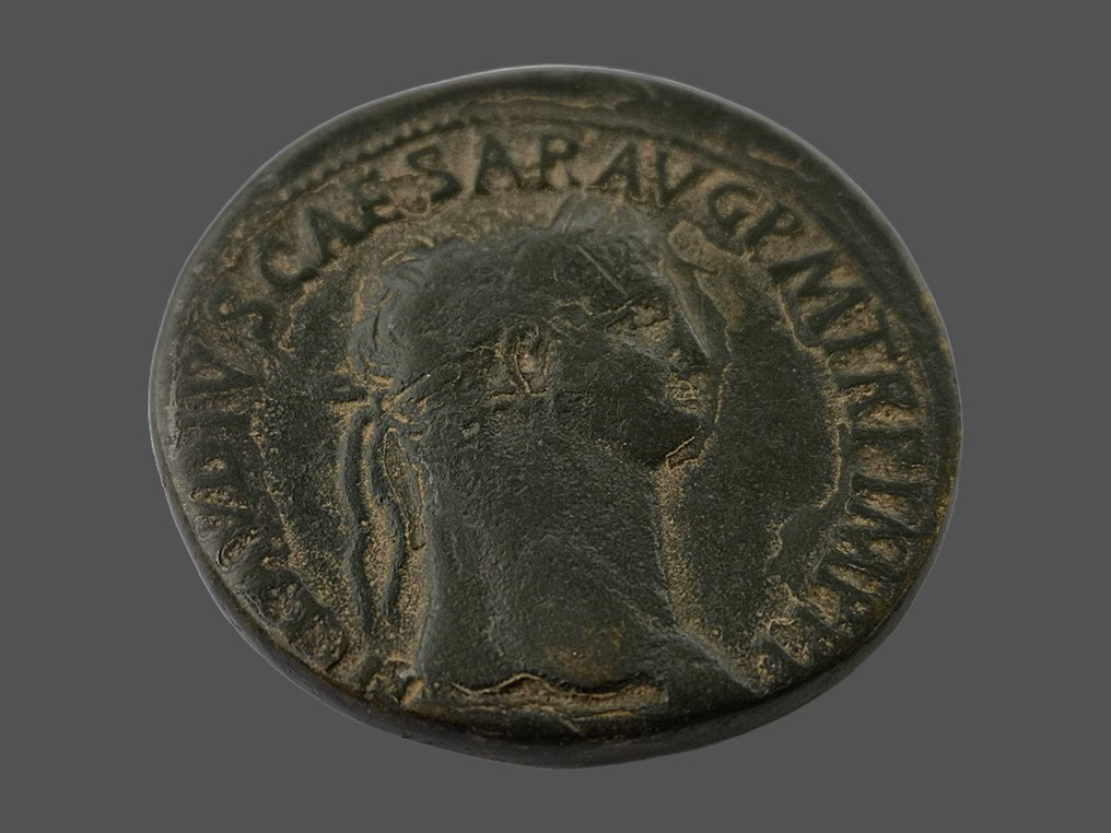 Império Romano. Cláudio (41-54 DC). Sestertius uncertain mint - Spes #2.1