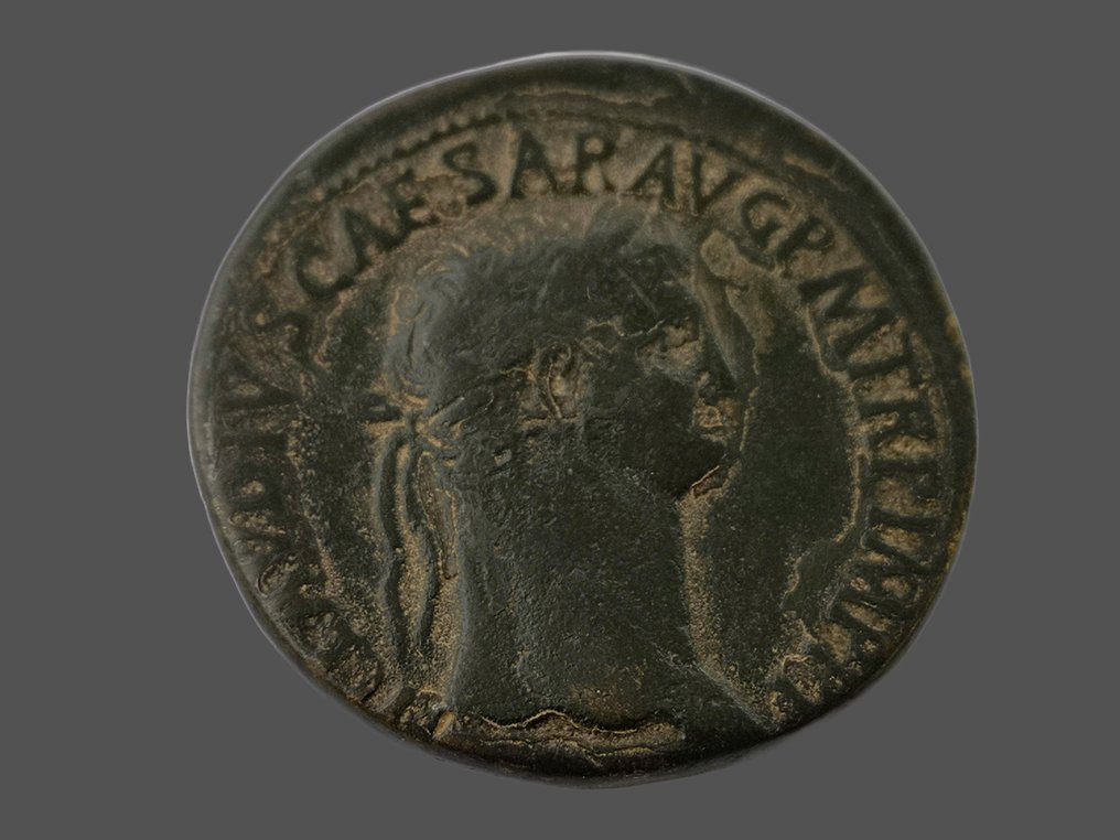 Rooman imperiumi. Claudius (41-54 aaj.). Sestertius uncertain mint - Spes #3.2
