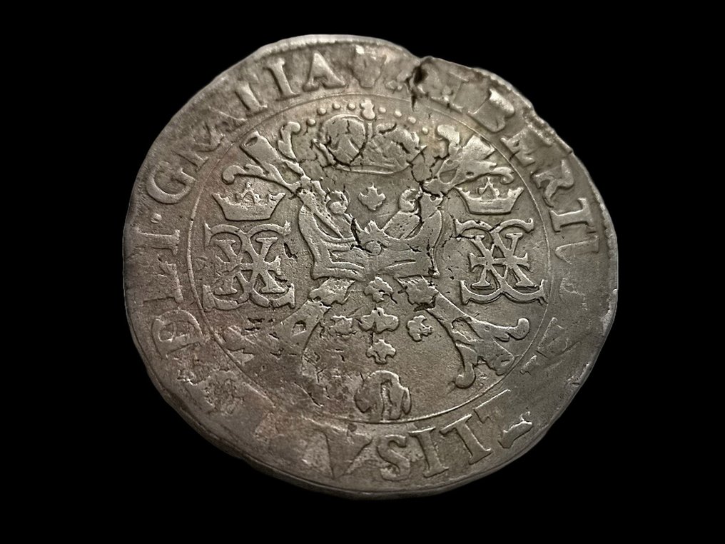 Ισπανική Ολλανδία. Albrecht & Isabella (1598-1621). Patagón Brabante. Amberes. n/d #1.1