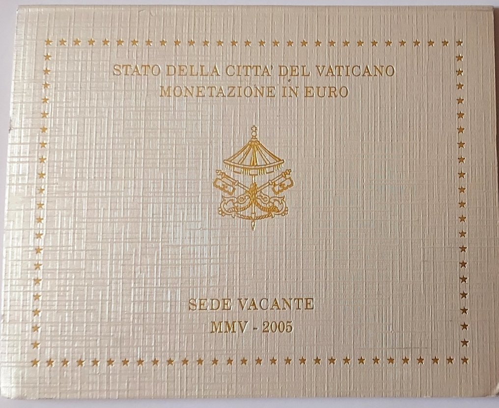 Vatican. Year Set (FDC) 2005 "Sede Vacante" #1.1