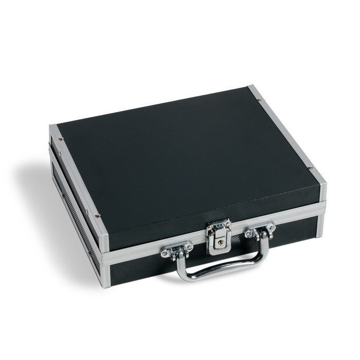 Asusteet. Leuchtturm - Muntkoffers (3 stuks) met elk 6 munttableaus voor het opbergen van 144 munten (33mm) (Ei pohjahintaa) #2.1