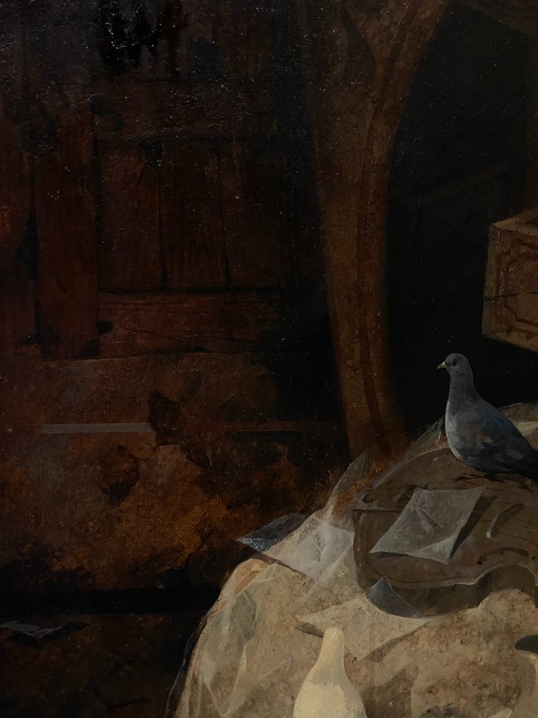 European School (c. 1950) - A Nest inside a Violin - XL #3.2