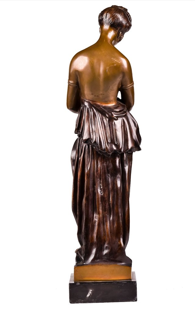 Skulptur, female figure in neoclassical style, in the manner of Mathurin Moreau - 53 cm -  #1.2