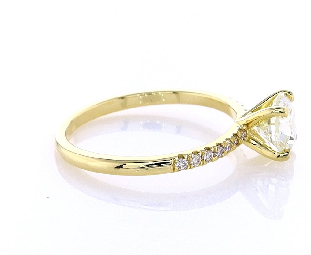 Ring Geel goud -  1.15ct. tw. Diamant  (Natuurlijk) - Diamant #2.2