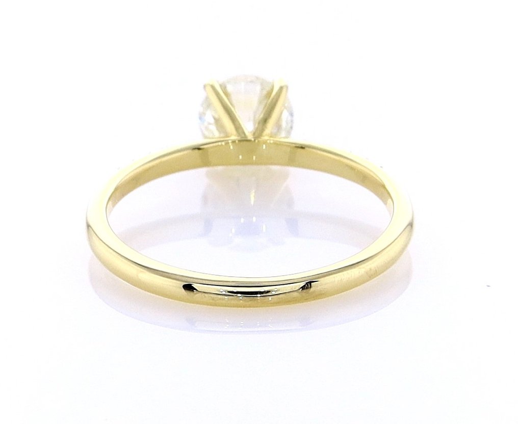 Ring Gult guld -  1.15ct. tw. Diamant  (Natural) - Diamant #2.1
