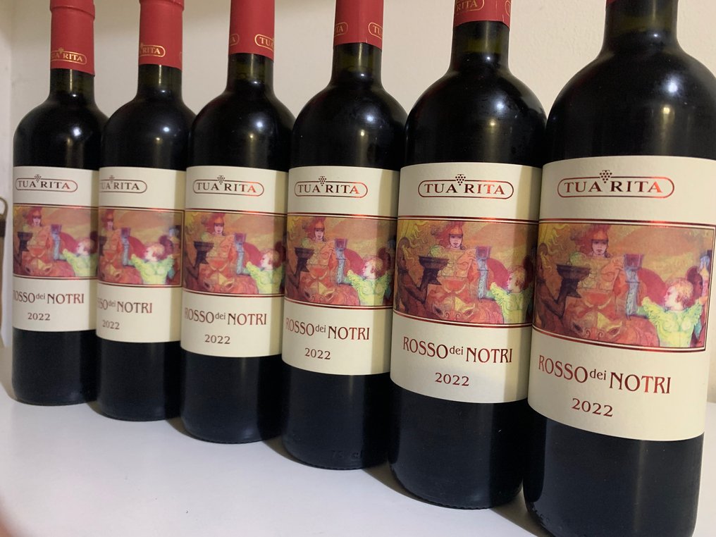 2022 Tua Rita, Rosso dei Notri - 超级托斯卡纳 - 6 Bottles (0.75L) #2.1